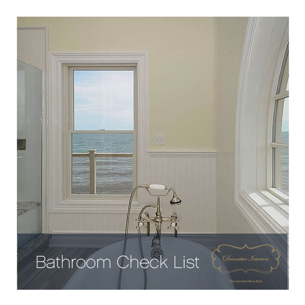 The Ultimate bathroom remodeling checklist